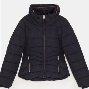 Puffed coat